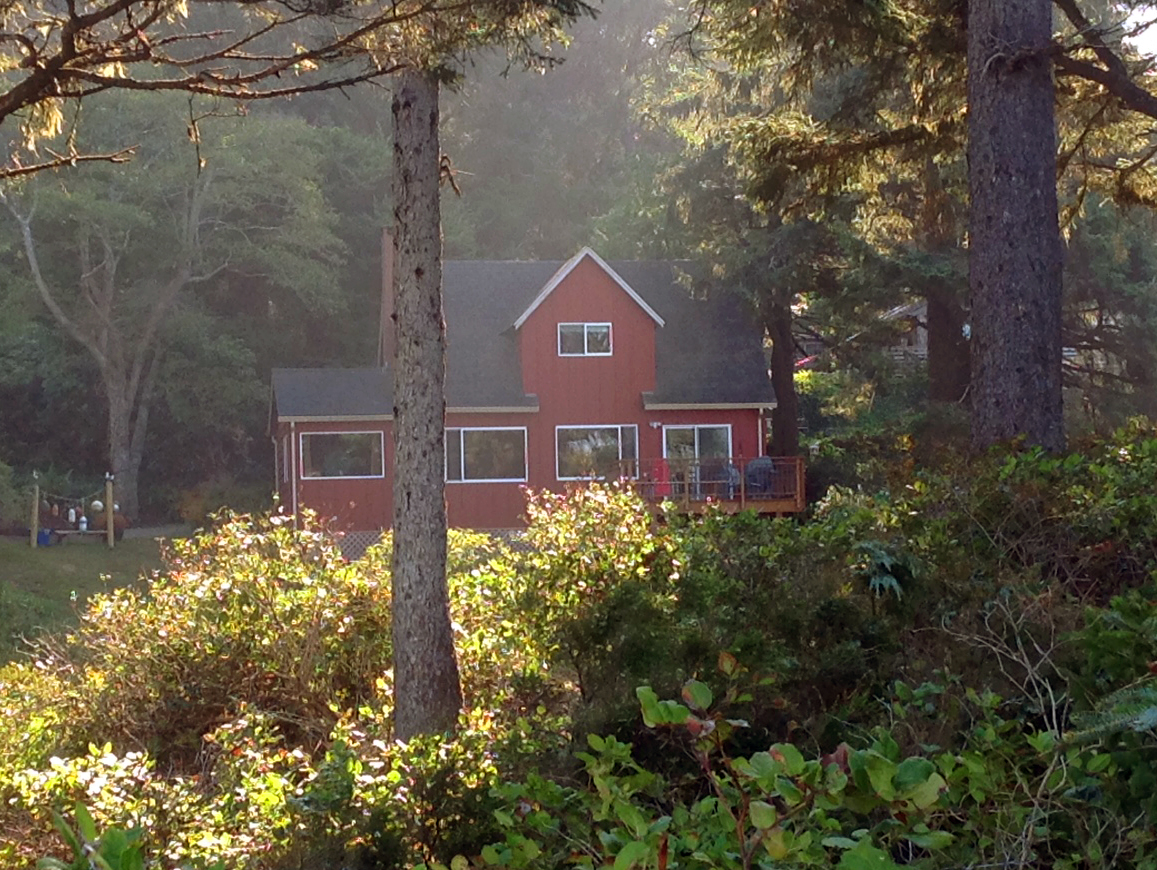 Red House from beach